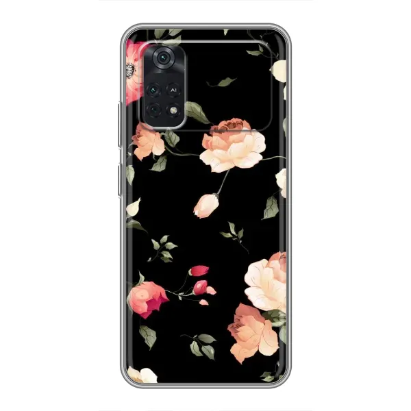 Чехол с принтом «Розочки» для Xiaomi POCO X4 Pro 5G