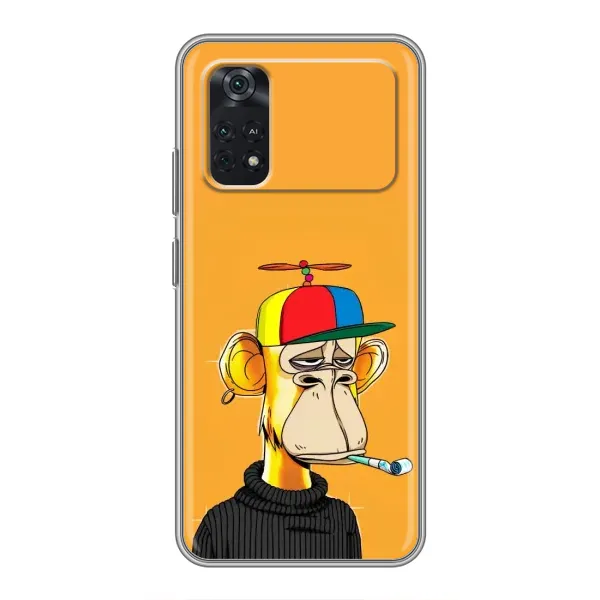 Чохол з принтом «Нудна мавпа NFT» для Xiaomi POCO X4 Pro 5G Чохол з принтом «Нудна мавпа NFT» для Xiaomi POCO X4 Pro 5G