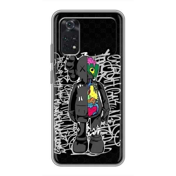 Чехол с принтом «Стиль Bearbrick» для Xiaomi POCO X4 Pro 5G