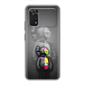 Чехол с принтом «Тело Bearbrick» для Xiaomi POCO X4 Pro 5G