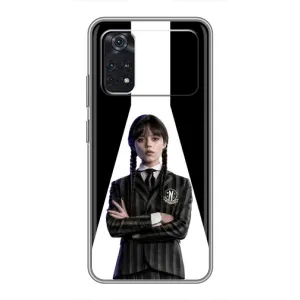 Чехлы Венсдей на Xiaomi POCO X4 Pro 5G Уэнсдей (AlphaPrint) (W-Wednesday)