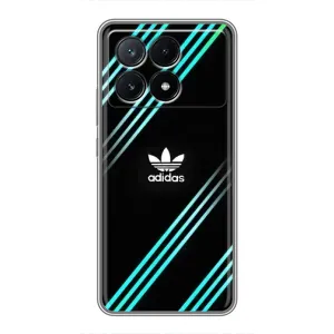 Чехлы Адидас для Xiaomi POCO X6 Pro (5G) (AlphaPrint) (Адидас с полосами)