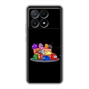 Чехол Амонг Ас для Xiaomi POCO X6 Pro (5G) (AlphaPrint) (Амонг-ас)