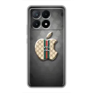 Чехлы ГУЧЧИ для ПОКО Х6 Про (5G) (AlphaPrint) (Apple gucci)
