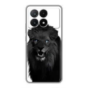 Чохли з картинкою животних Xiaomi POCO X6 Pro (5G) (Чорний ЛЕВ)
