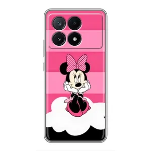 Міккі Маус чохол для Xiaomi POCO X6 Pro (5G) (AlphaPrint - Мультяшні) (Дівчинка Maus)