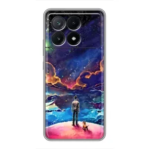 Космічні Чохли для ПОКО Х6 Про (5G) (VPrint) (Вид Галактики)