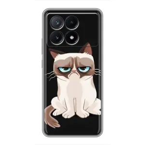 Чохол з принтом для Xiaomi POCO X6 Pro (5G) (AlphaPrint) Модні коти (Сумний кіт)