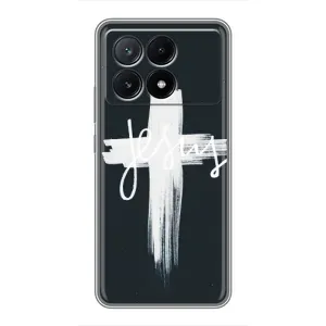 Чехол для Xiaomi POCO X6 Pro (5G) (AlphaPrint) - (Христианские) (Иисус)