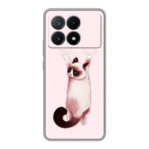 Чохол на ПОКО Х6 Про (5G) з Котиками (VPrint) (Котик падає)