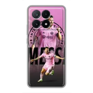 Чохли для ПОКО Х6 Про (5G) - Лео Мессі Маямі (Messi Miami)