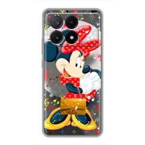 Чехол Disney Mouse Xiaomi POCO X6 Pro (5G) (PREMIUMPrint) (Minni с бантиком)
