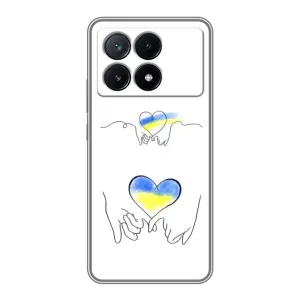 Чохол для Патріота України Xiaomi POCO X6 Pro (5G) - (AlphaPrint) (Мир Україні)