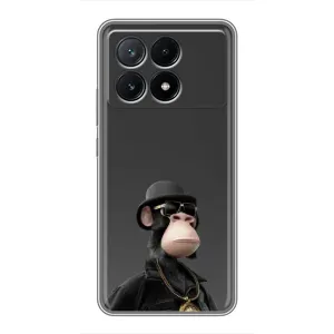 Чехлы с Обезьянами NFT для Xiaomi POCO X6 Pro (5G) (AlphaPrint) (Обезьяна NFT)