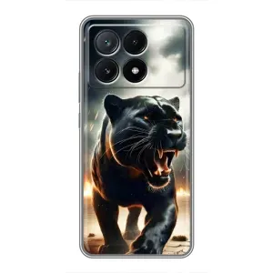 Чохол з картинкою 'Хижаки' для Xiaomi POCO X6 Pro (5G) (Чорна пантера)