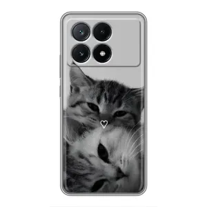 Чохол з малюнком кіт на Xiaomi POCO X6 Pro (5G) (Пара котів)
