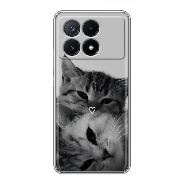 Чохол з принтом «Пара котів» для Xiaomi POCO X6 Pro (5G) Чохол з принтом «Пара котів» для Xiaomi POCO X6 Pro (5G)