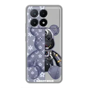 Крутые Чехлы Луи Виттон для Xiaomi POCO X6 Pro (5G) (AlphaPrint) (Робот Мишка)