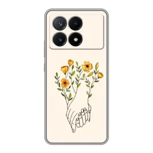 Чехлы для любимой на ПОКО Х6 Про (5G) (VPrint) (Руки любви)