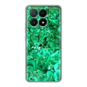 Мраморный чехол на Xiaomi POCO X6 Pro (5G) (VPrint) (Салатный Мрамор)