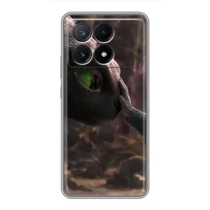Чохол як приборкати дракона на Xiaomi POCO X6 Pro (5G) (Сцена з драконом)