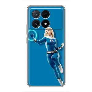 Чохол з принтом Фантастична четвірка для Xiaomi POCO X6 Pro (5G) (Сью Сторм політ)