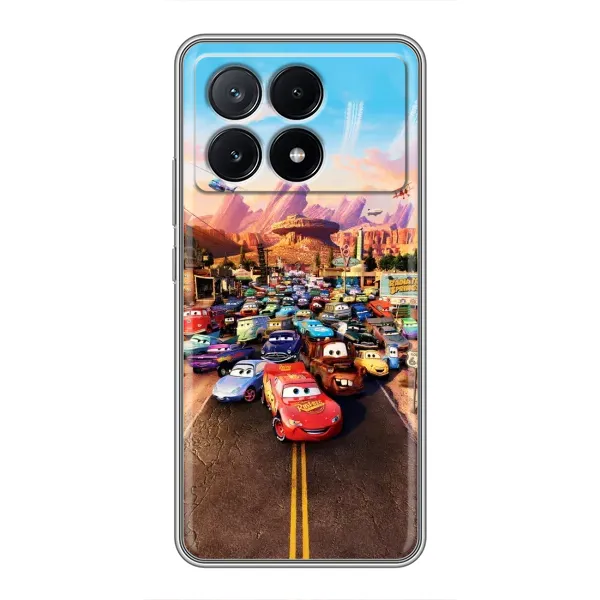 Чехол с принтом «Тачки на трассе» для Xiaomi POCO X6 Pro (5G) Чехол с принтом «Тачки на трассе» для Xiaomi POCO X6 Pro (5G)