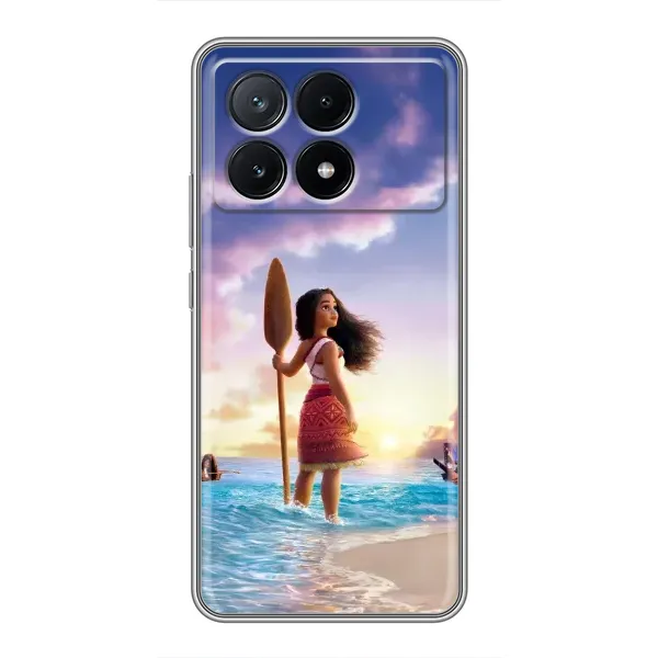 Чохол з принтом «Моана з веслом» для Xiaomi POCO X6 Pro (5G) Чохол з принтом «Моана з веслом» для Xiaomi POCO X6 Pro (5G)