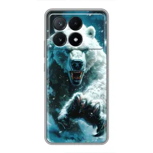 Чохол з картинкою 'Хижаки' для Xiaomi POCO X6 Pro (5G) (Полярний ведмідь)