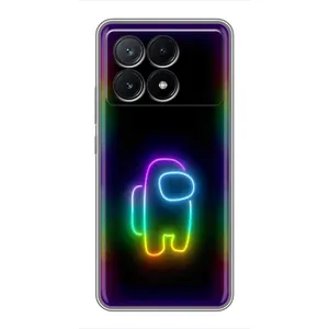 Чехол Амонг Ас для Xiaomi POCO X6 Pro (5G) (AlphaPrint) (Яркий скин)