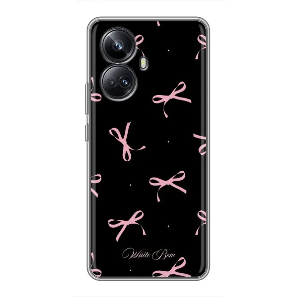 Чехол с принтом «Банты на черном» для Realme 10 Pro Plus Чехол с принтом «Банты на черном» для Realme 10 Pro Plus