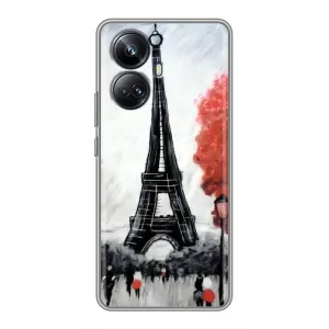Чохол Ейфелева Вежа Realme 10 Pro Plus - (AlphaPrint) (Вежа в Парижі)