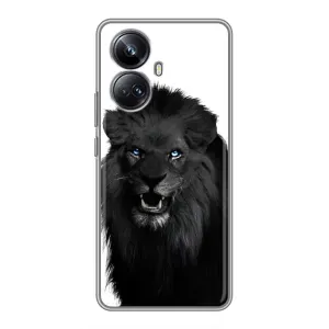 Чохли з картинкою животних Realme 10 Pro Plus (Чорний ЛЕВ)