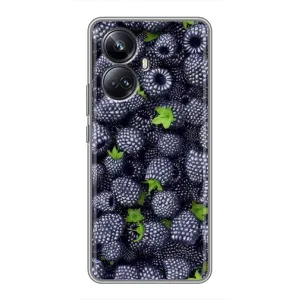Чехол с принтом «Ежевика» для Realme 10 Pro Plus