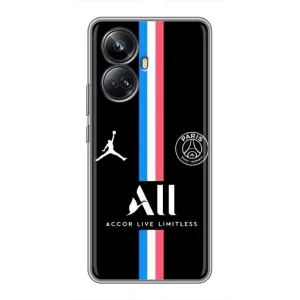 Чехлы PSG для Realme 10 Pro Plus (AlphaPrint) (футболка ПСЖ)