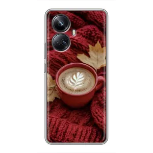 Чохол з унікальним дизайном 'Осінь з кавою' для Realme 10 Pro Plus (Кава на ковдрі)
