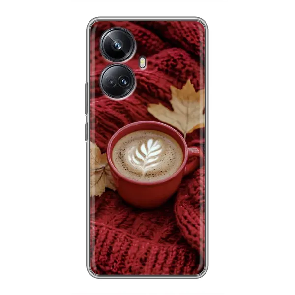 Чохол з принтом «Кава на ковдрі» для Realme 10 Pro Plus