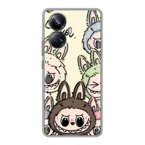 Чохол з Лабубу на Realme 10 Pro Plus (Золота мавпа Bored Ape)