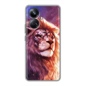Чехол с принтом «Красочный Лев» для Realme 10 Pro Plus