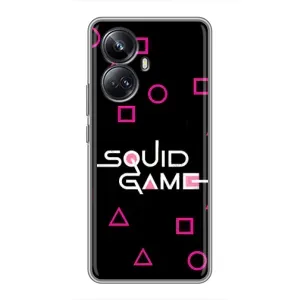 Чехол Гра в кальмара для Realme 10 Pro Plus (Паттерн Игра кальмара)