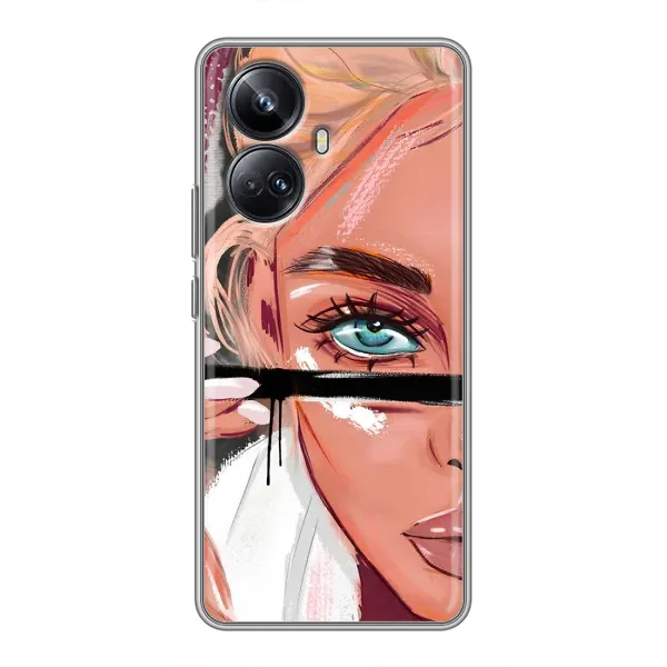Чехол с принтом «Макияж» для Realme 10 Pro Plus Чехол с принтом «Макияж» для Realme 10 Pro Plus
