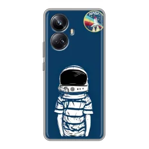 Чохол NASA для Realme 10 Pro Plus (AlphaPrint) (Хлопчик в шоломі)