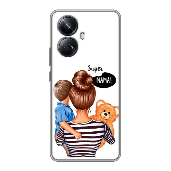 Чехол с принтом «Мама с сыном» для Realme 10 Pro Plus
