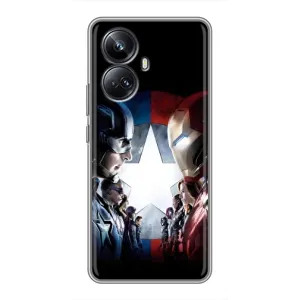 Чехол с принтом «Марвел стайл» для Realme 10 Pro Plus