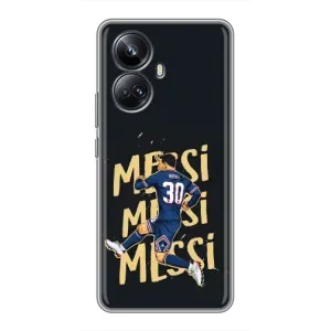 Чохли для Realme 10 Pro Plus (Leo чемпіон) (AlphaPrint) (Messi ПСЖ)