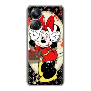 Чохол Disney Mouse Realme 10 Pro Plus (PREMIUMPrint) (Мінні peace)