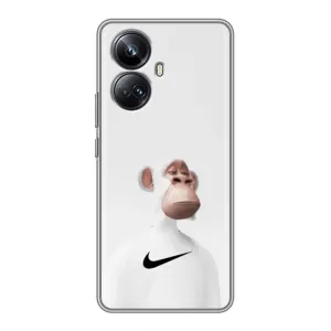 Чохли з Мавпами NFT для Realme 10 Pro Plus (AlphaPrint) (мавпа NFT Nike)