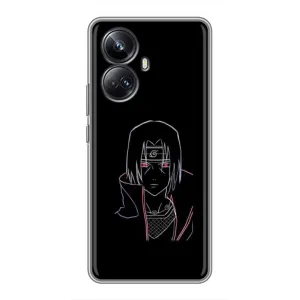 Чехол с принтом «силуэт Итачи» для Realme 10 Pro Plus