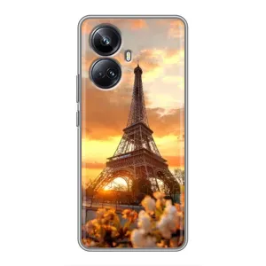 Чохол Ейфелева Вежа Realme 10 Pro Plus - (AlphaPrint) (Сонячня вежа)