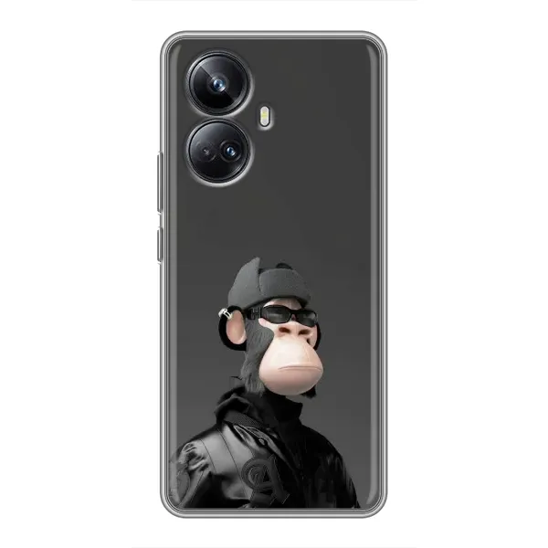 Чохол з принтом «стильна мавпа NFT» для Realme 10 Pro Plus Чохол з принтом «стильна мавпа NFT» для Realme 10 Pro Plus